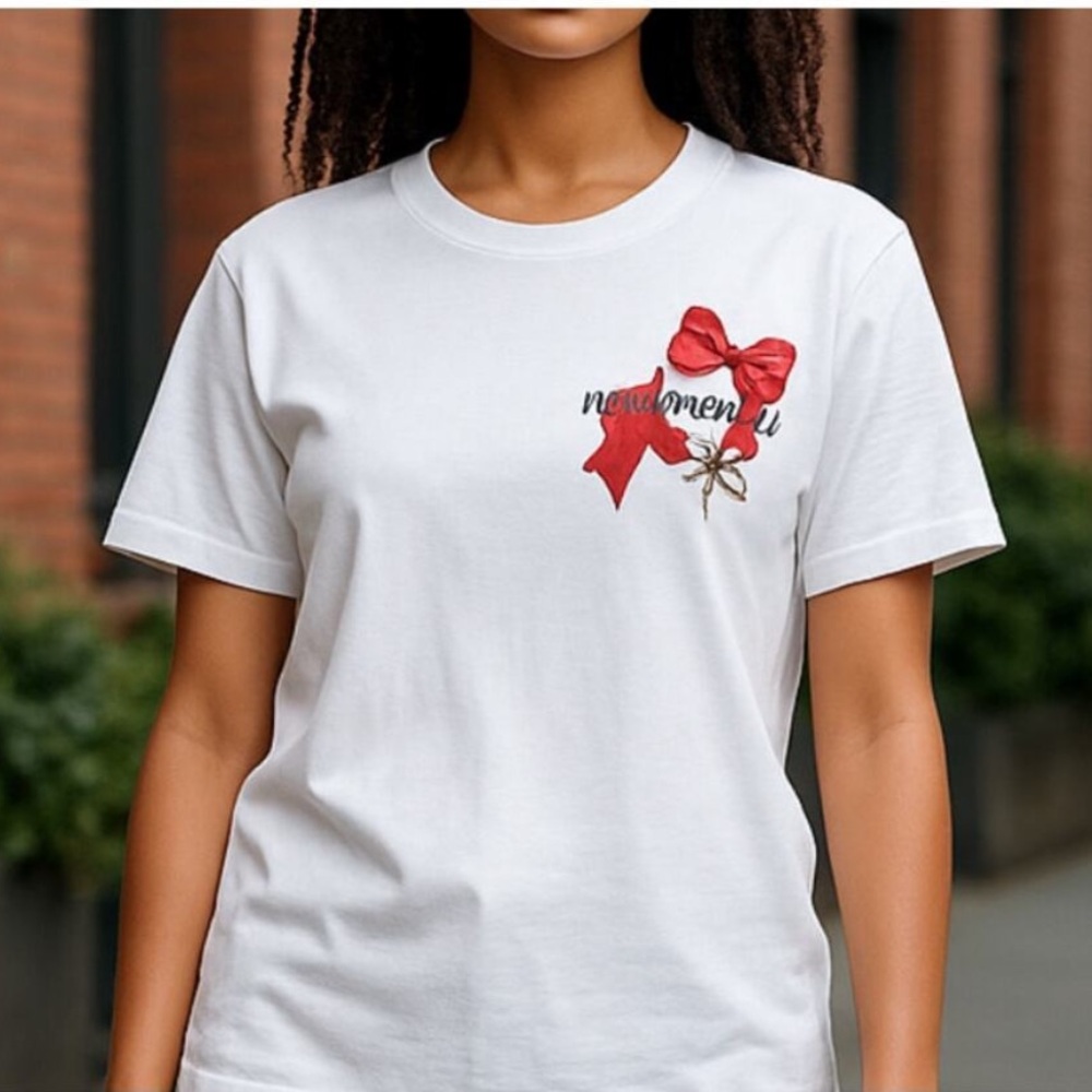 Wildfox Couture Madamoiselle Jamie White Short Sleeve Tee Size Small Retail $62